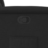 Fauteuil inclinable Noir Tissu
