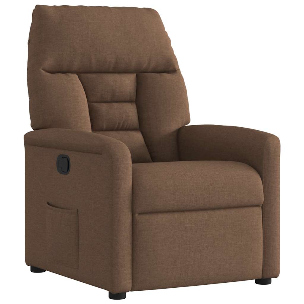 Fauteuil inclinable Marron Tissu