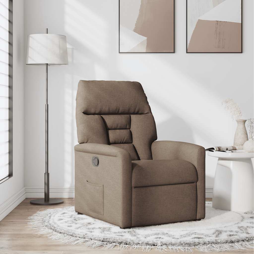 Fauteuil inclinable Marron Tissu