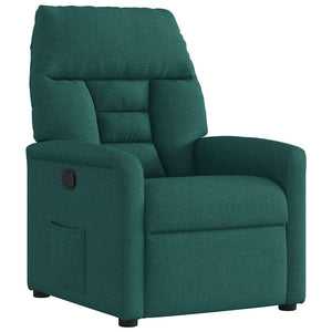 Fauteuil inclinable Vert foncé Tissu