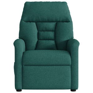 Fauteuil inclinable Vert foncé Tissu