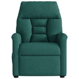 Fauteuil inclinable Vert foncé Tissu