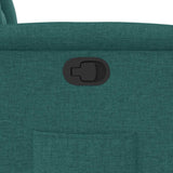 Fauteuil inclinable Vert foncé Tissu
