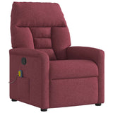 Fauteuil de massage inclinable Rouge bordeaux Tissu