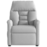 Fauteuil de massage inclinable gris nuage tissu