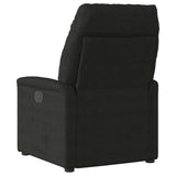 Fauteuil inclinable de massage noir tissu microfibre