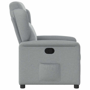 Fauteuil inclinable Gris clair Tissu