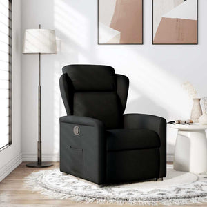 Fauteuil inclinable Noir Tissu
