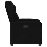 Fauteuil inclinable Noir Tissu