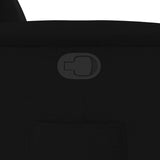 Fauteuil inclinable Noir Tissu