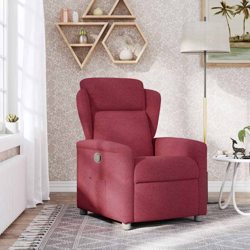 Fauteuil inclinable Rouge bordeaux Tissu
