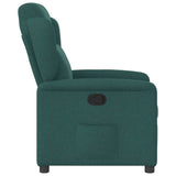 Fauteuil inclinable Vert foncé Tissu