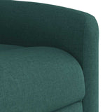 Fauteuil inclinable Vert foncé Tissu