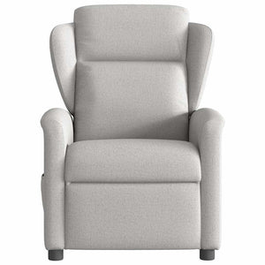 Fauteuil inclinable gris nuage tissu