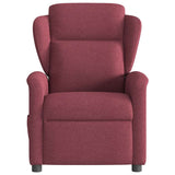 Fauteuil de massage inclinable Rouge bordeaux Tissu