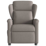 Fauteuil de massage inclinable Taupe Tissu