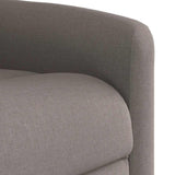 Fauteuil de massage inclinable Taupe Tissu