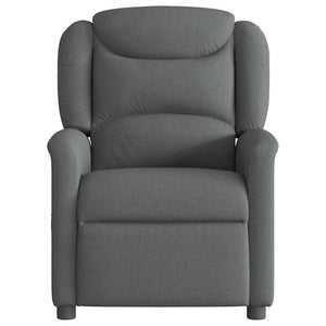 Fauteuil inclinable Gris foncé Tissu