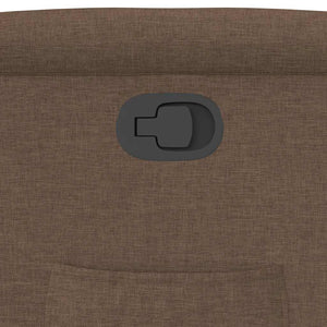 Fauteuil inclinable Marron Tissu