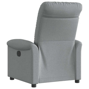 Fauteuil inclinable Gris clair Tissu