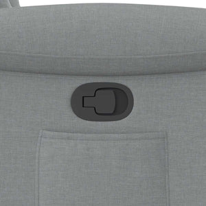 Fauteuil inclinable Gris clair Tissu