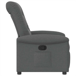 Fauteuil inclinable Gris foncé Tissu