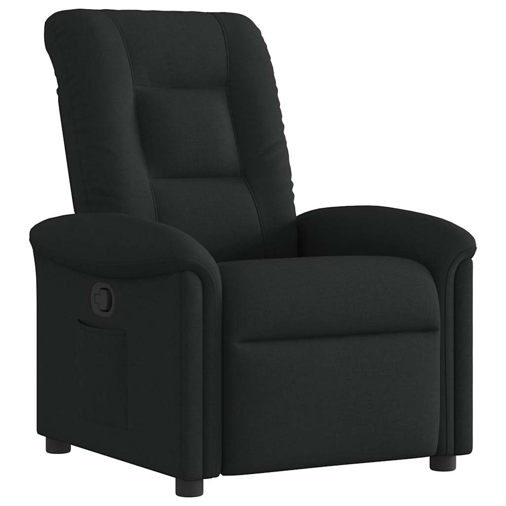 Fauteuil inclinable Noir Tissu
