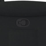 Fauteuil inclinable Noir Tissu