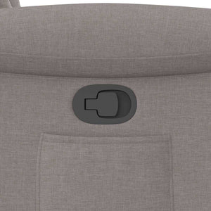Fauteuil inclinable Taupe Tissu