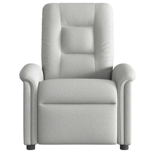 Fauteuil inclinable gris nuage tissu