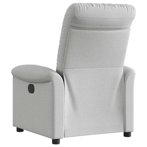 Fauteuil inclinable gris nuage tissu