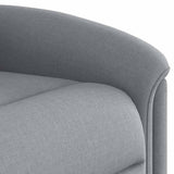Fauteuil de massage inclinable Gris clair Tissu