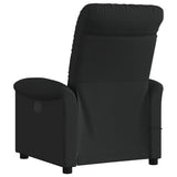 Fauteuil de massage inclinable Noir Tissu