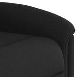 Fauteuil de massage inclinable Noir Tissu