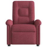 Fauteuil de massage inclinable Rouge bordeaux Tissu