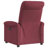 Fauteuil de massage inclinable Rouge bordeaux Tissu