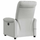 Fauteuil de massage inclinable gris nuage tissu