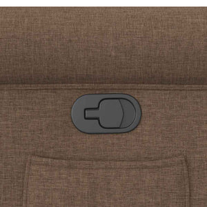 Fauteuil inclinable Marron Tissu