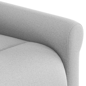 Fauteuil inclinable gris nuage tissu