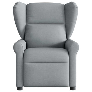 Fauteuil inclinable Gris clair Tissu