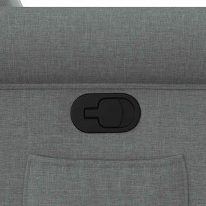 Fauteuil inclinable Gris foncé Tissu