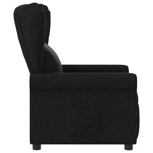 Fauteuil inclinable Noir Tissu