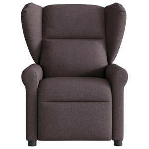 Fauteuil inclinable Marron foncé Tissu