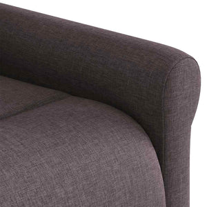 Fauteuil inclinable Marron foncé Tissu