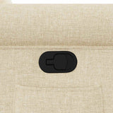 Fauteuil inclinable Crème Tissu