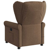 Fauteuil de massage inclinable Marron Tissu