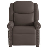 Fauteuil de massage Marron Similicuir brillant