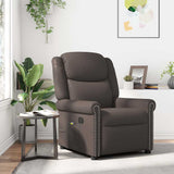 Fauteuil de massage Marron Similicuir brillant