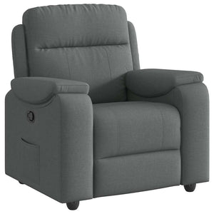 Fauteuil inclinable Gris foncé Tissu