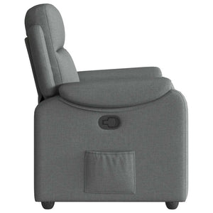 Fauteuil inclinable Gris foncé Tissu